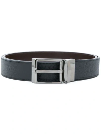 Shop Bally Shiff Reversible Belt In Brown