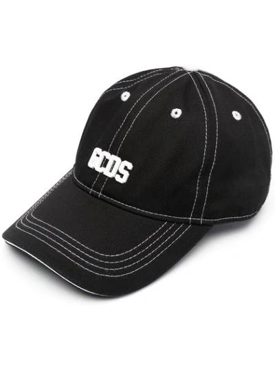 Shop Gcds Logo-plaque Cap In Black