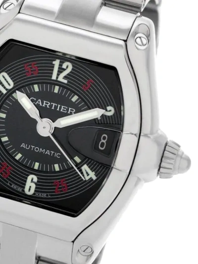 Pre-owned Cartier 2005  Roadster 38mm In Black