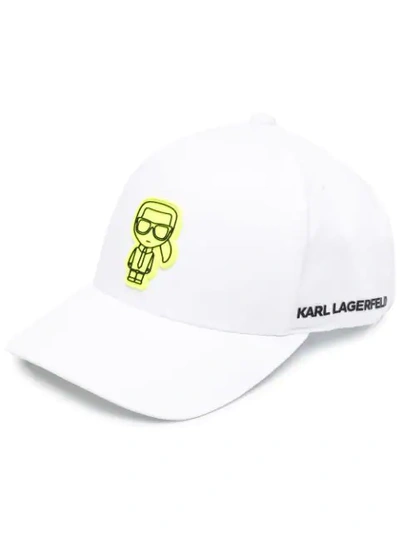 Karl Lagerfeld Adjustable Men's Hat Baseball Cap K Iconic In White |  ModeSens