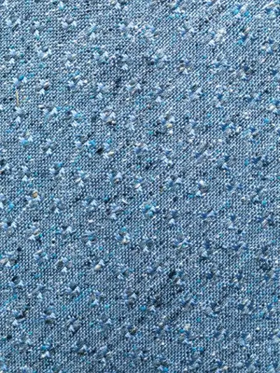 Shop Kiton Textured Finish Tie In Blue