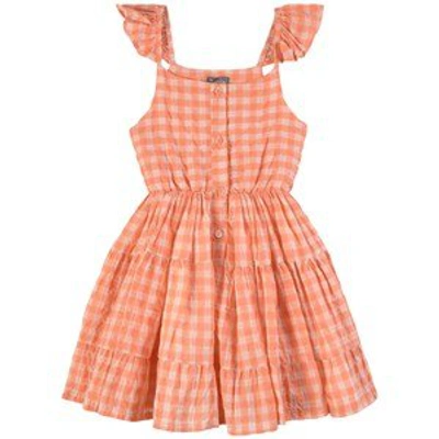 Shop Tocoto Vintage Pink Chequered Dress