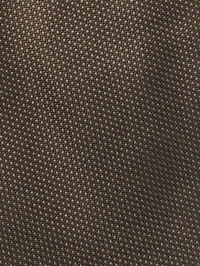 Shop Tom Ford Patterned Pointed Tie In Brown