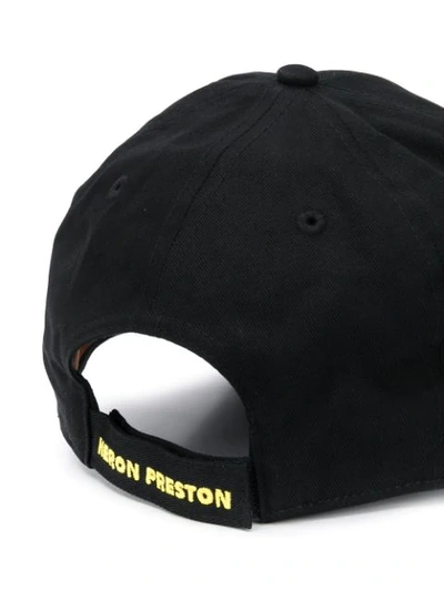 Shop Heron Preston Logo-embroidered Baseball Cap In Black