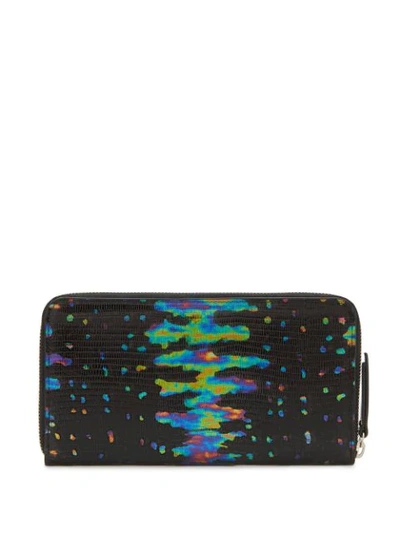 Giuseppe Zanotti Samuel Zip-around Wallet In Black