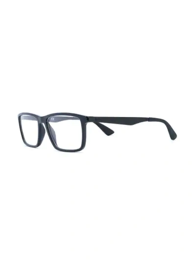 Ray Ban Square Framed Glasses In Black