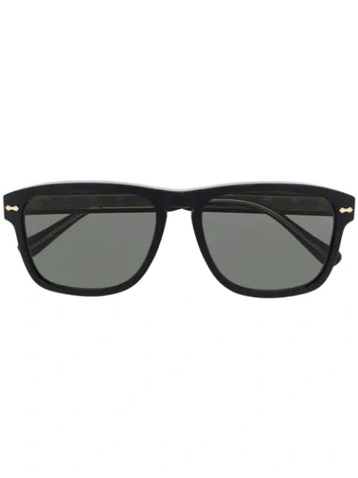 Shop Gucci Square-frame Tinted Sunglasses In Black