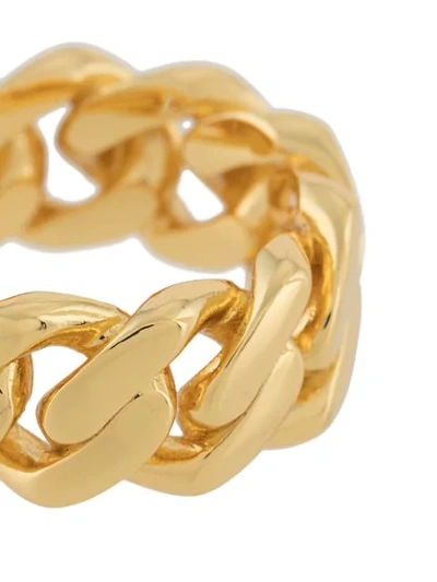 Darkai Gold Cuban Ring In Gold