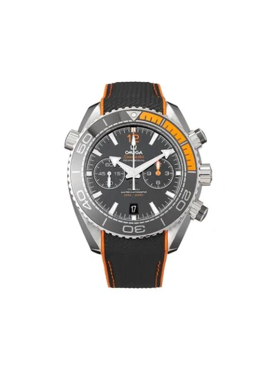 Shop Omega 2020 Unworn Seamaster Planet Ocean 600m Chronograph 45.5mm In Black