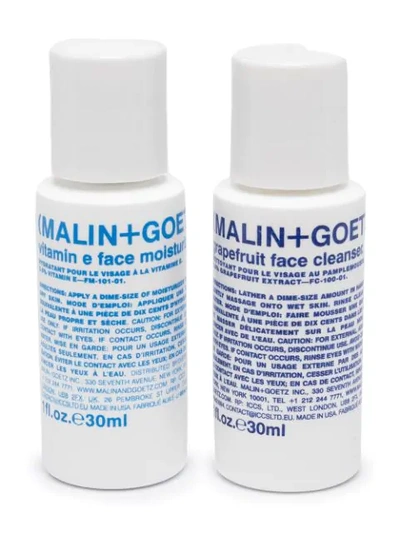 Shop Malin + Goetz Face Essentials Duo In White