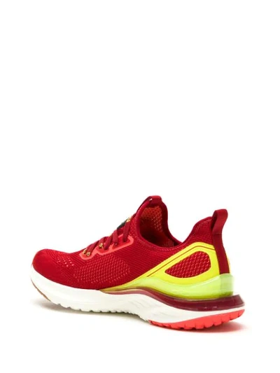 Shop Àlg Supera Panelled Sneakers In Red