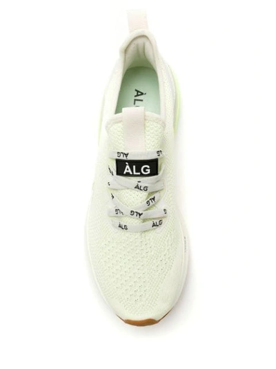 Shop Àlg Supera Panelled Sneakers In White