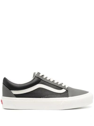 Vans Vault Ua Old Skool Sneakers, Charcoal & Black Leather In Grey |  ModeSens