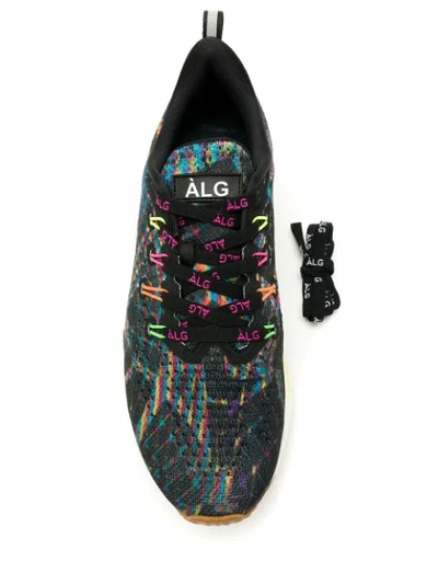 Shop Àlg Corre Printed Sneakers In Multicolour