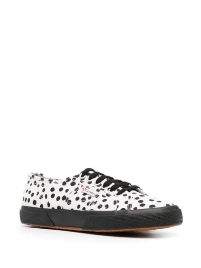 10 Corso Como Dotted-print Low-top Sneakers In White