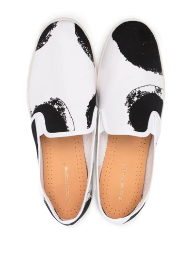 Shop 10 Corso Como Printed Loafers In White