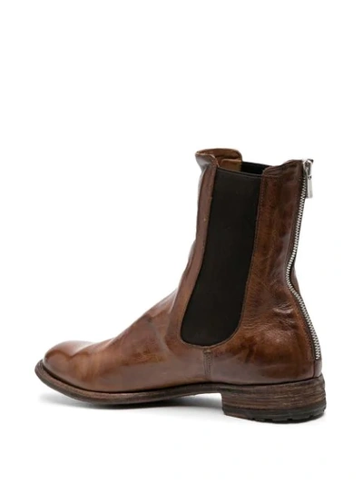 Officine Creative Lexikon 73 Leather Boots In Brown | ModeSens