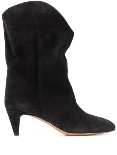 Shop Isabel Marant Dernee Ankle Boots In Black