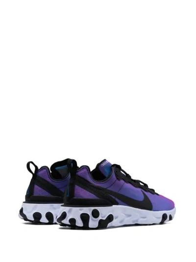 Shop Nike React Element 55 Prm Sneakers In Black