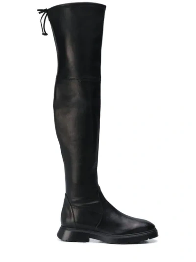 Shop Stuart Weitzman Kristina Knee-high Boots In Black