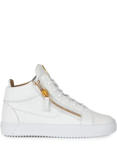 Giuseppe Zanotti Kriss High-top Sneakers In White
