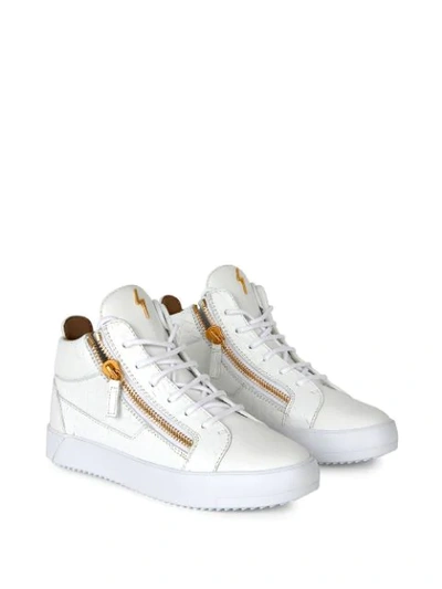 Giuseppe Zanotti Kriss High-top Sneakers In White