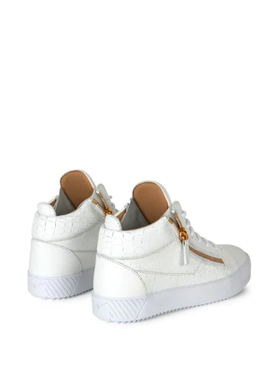 Giuseppe Zanotti Kriss High-top Sneakers In White