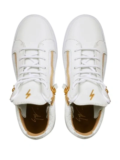 Giuseppe Zanotti Kriss High-top Sneakers In White