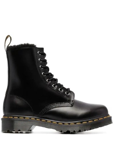 Shop Dr. Martens' Lace-up Leather Boots In Black