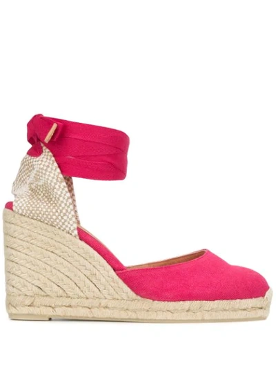 Shop Castaã±er Carina Espadrilles In Pink