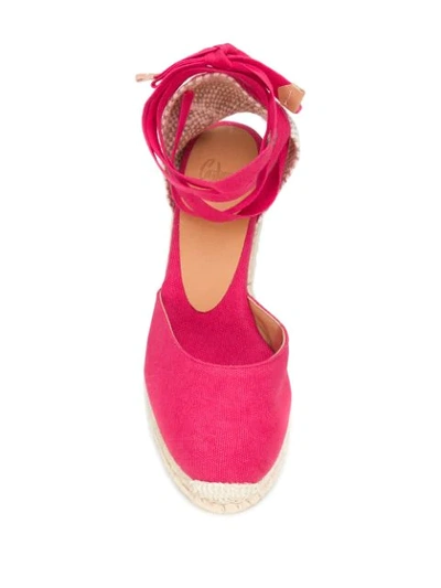 Shop Castaã±er Carina Espadrilles In Pink