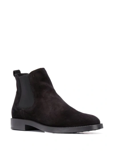 Shop Tod's Ankle-length Chelsea Boots In Black