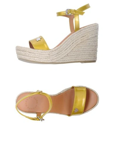Shop Marc By Marc Jacobs Espadrilles In Acid Green