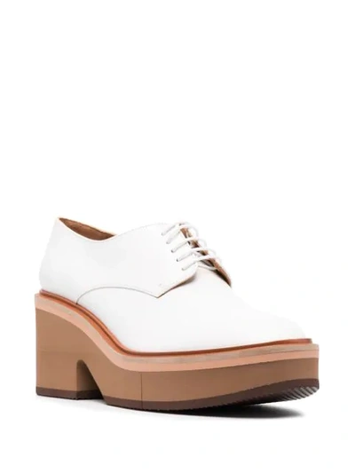 Shop Clergerie Agathe Lace-up Shoes In White