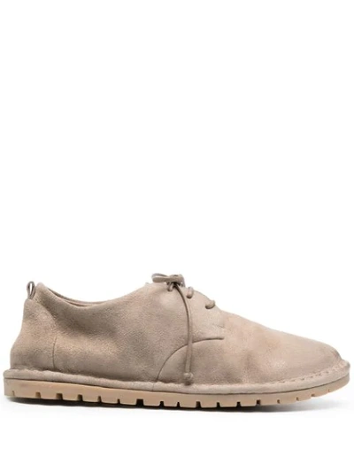 Shop Marsèll Lace-up Leather Shoes In Neutrals
