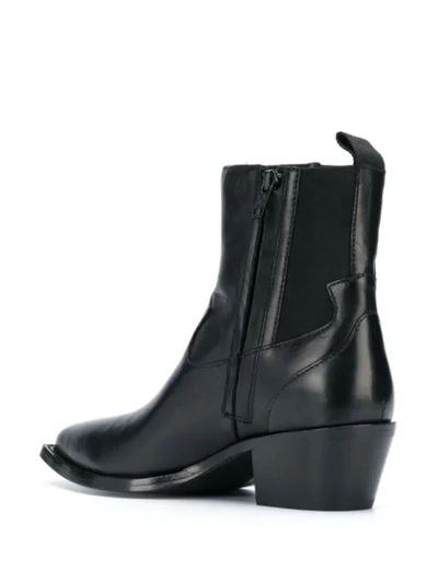 Shop Ash Dylan Ankle Boots In Black