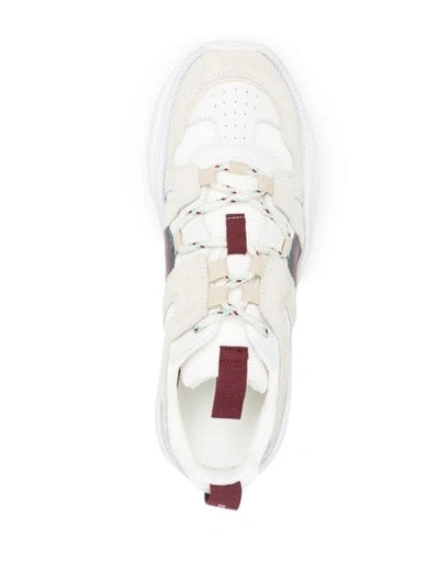 Shop Isabel Marant Kindsay Low-top Sneakers In White
