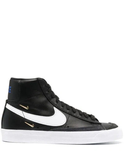 Shop Nike Blazer Mid 77 Sneakers In Black