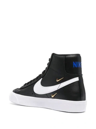 Shop Nike Blazer Mid 77 Sneakers In Black