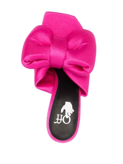 LYCRA BOW HIGH ALLEN MULE FUCHSIA NO COL