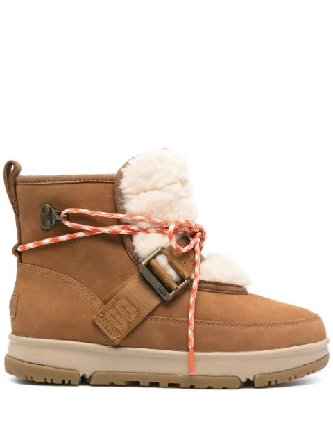 sheepskin hiking boots