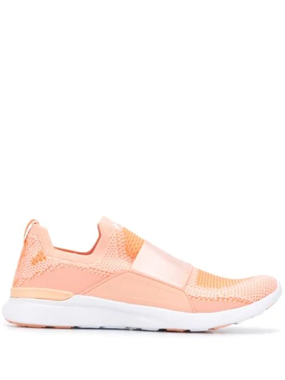 Shop Apl Athletic Propulsion Labs Bliss Slip-on Sneakers In Orange