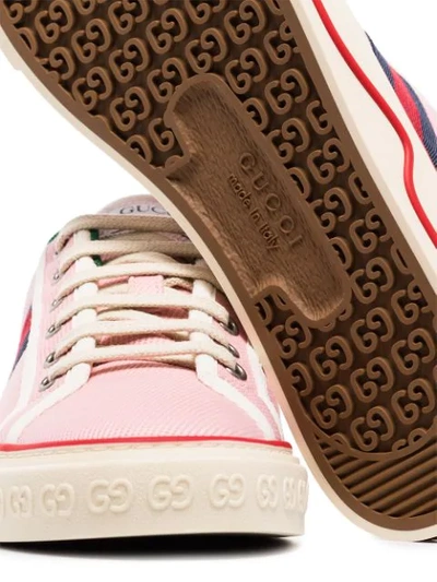 Shop Gucci Tennis Low-top Sneakers In Pink