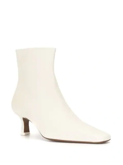 Shop Neous Diadem 60mm Ankle Boots In White