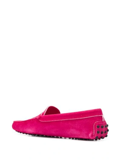 Tod's Gommino Penny Loafers In Pink