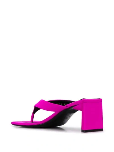 Shop Balenciaga Double Square 60mm Sandals In Pink