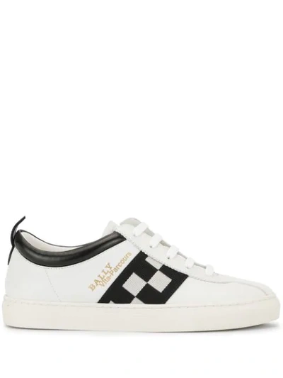 Shop Bally Lvita-parcours Low-top Sneakers In White