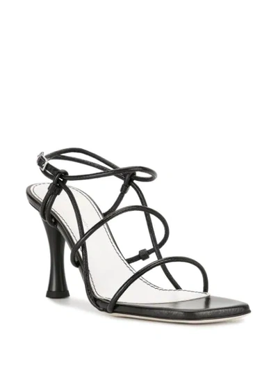 Shop Proenza Schouler Strappy Open-toe Sandals In Black