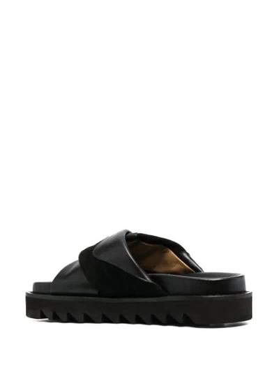 Shop Toga Embellished Open-toe Sandals In Black