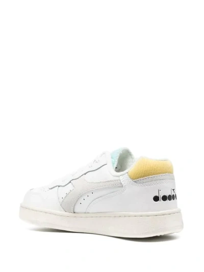 Shop Diadora Basket Low-top Sneakers In White